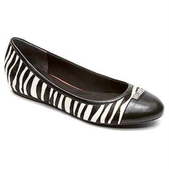 Rockport Shoes - Rockport Total Motion Zebra Print Hidden Wedge 7.5